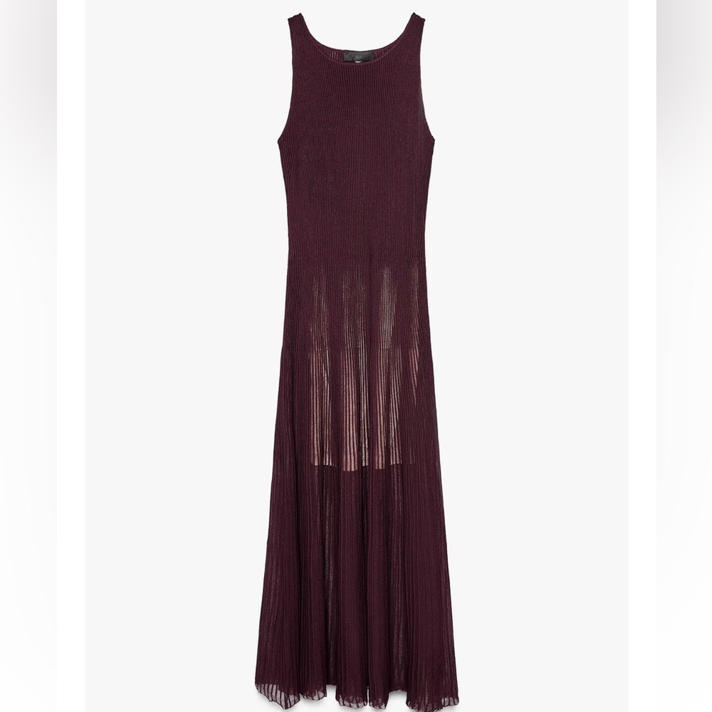 Zara Rib Knit Maxi Dress - Picture 10 of 14